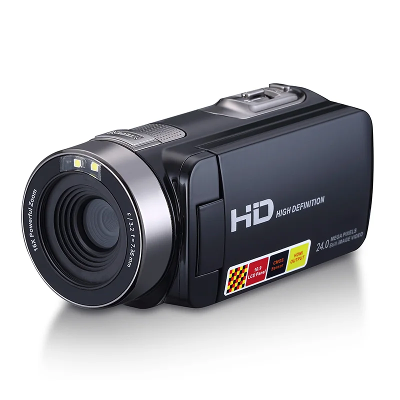 Cámara Digital HD profesional 16X Zoom cámara de vídeo Digital videocámara foto DSLR cámara DV 3,0 \