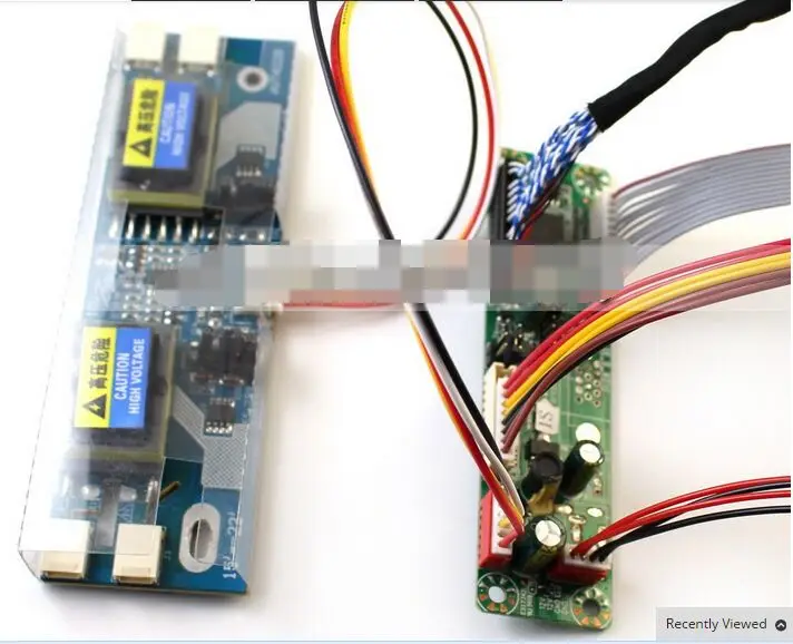 

LCD Monitor Driver Board Kit w/ Keypad VGA Cable 4-C Inverter Built-in 23 Programs Support 10-22'' LVDS Screen Free Shipping
