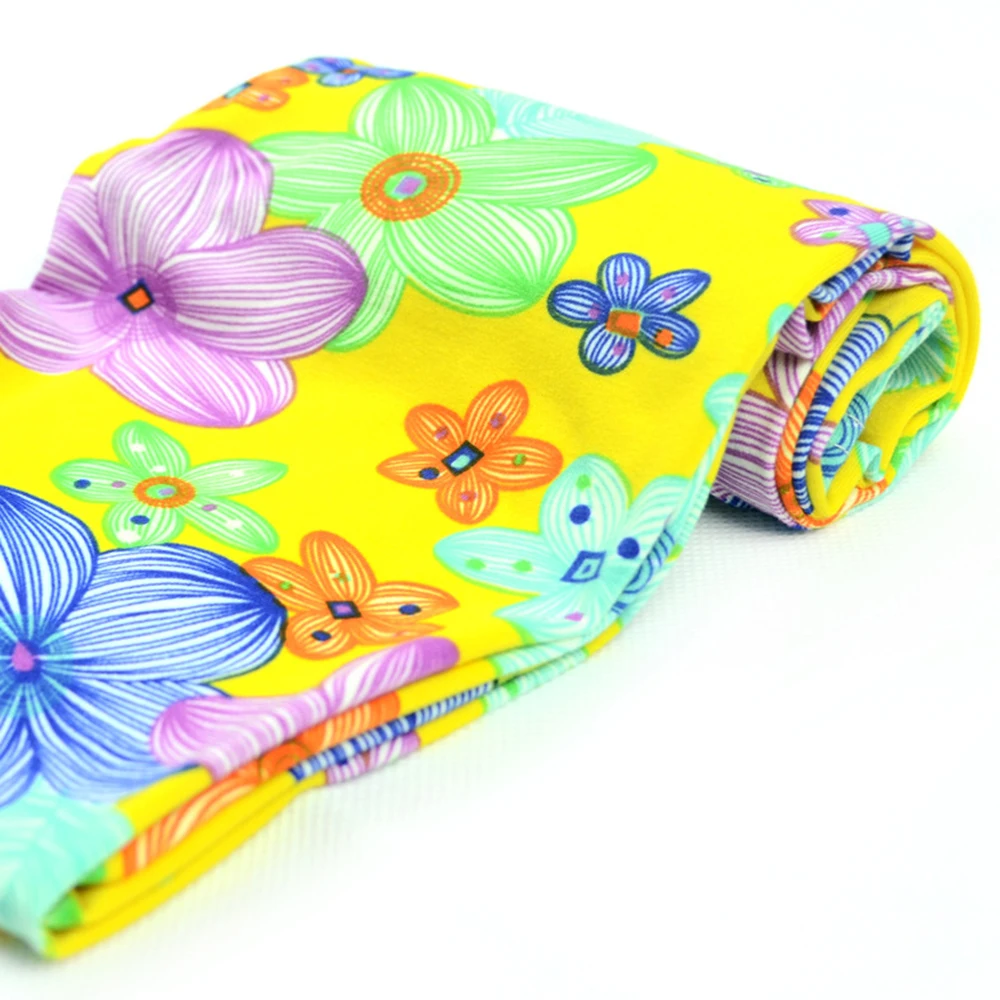 Girl Skinny Pants Floral Printing Flower Girls Leggings Toddler Elastic Trousers Leggings 2-14Y Baby Kids Legging
