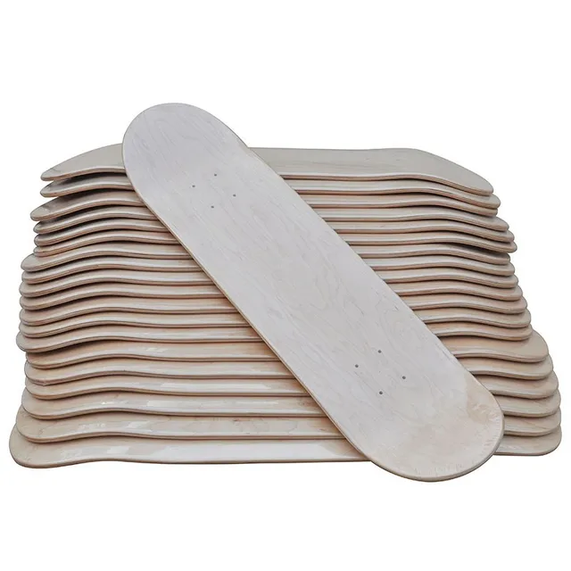 US $115.50 8 DIY Blank Skateboard Decks 10pcs Lot Blank Sakteboard Deck Double Concave Kick Deck 7ply Canadia