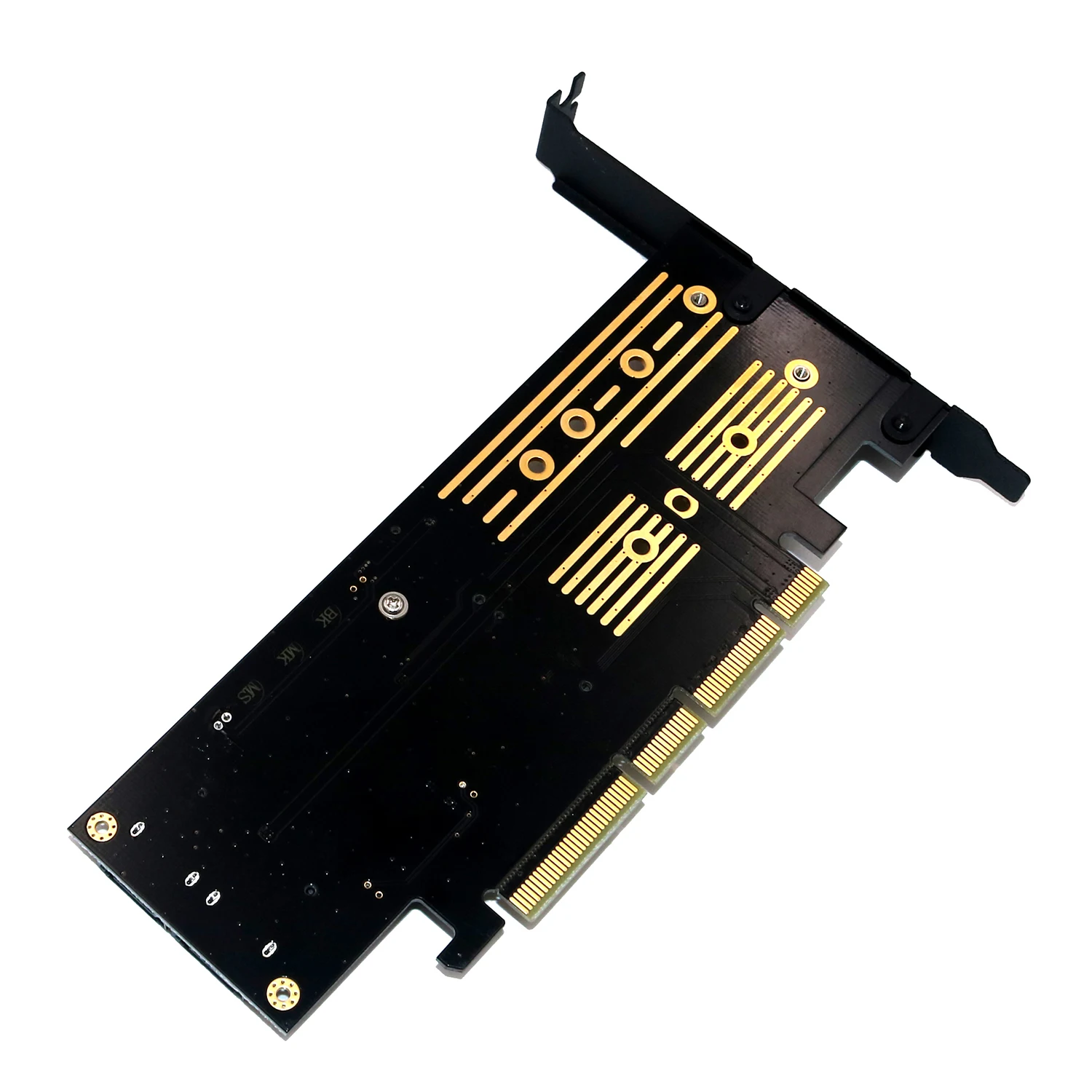 Versão de Atualização Sata para Pci-e Sata3 com Dissipador de Calor Cor de Ouro 3 em 1 Msata e M.2 4x e Adaptador Nova Ngff Nvme Luxo Ssd
