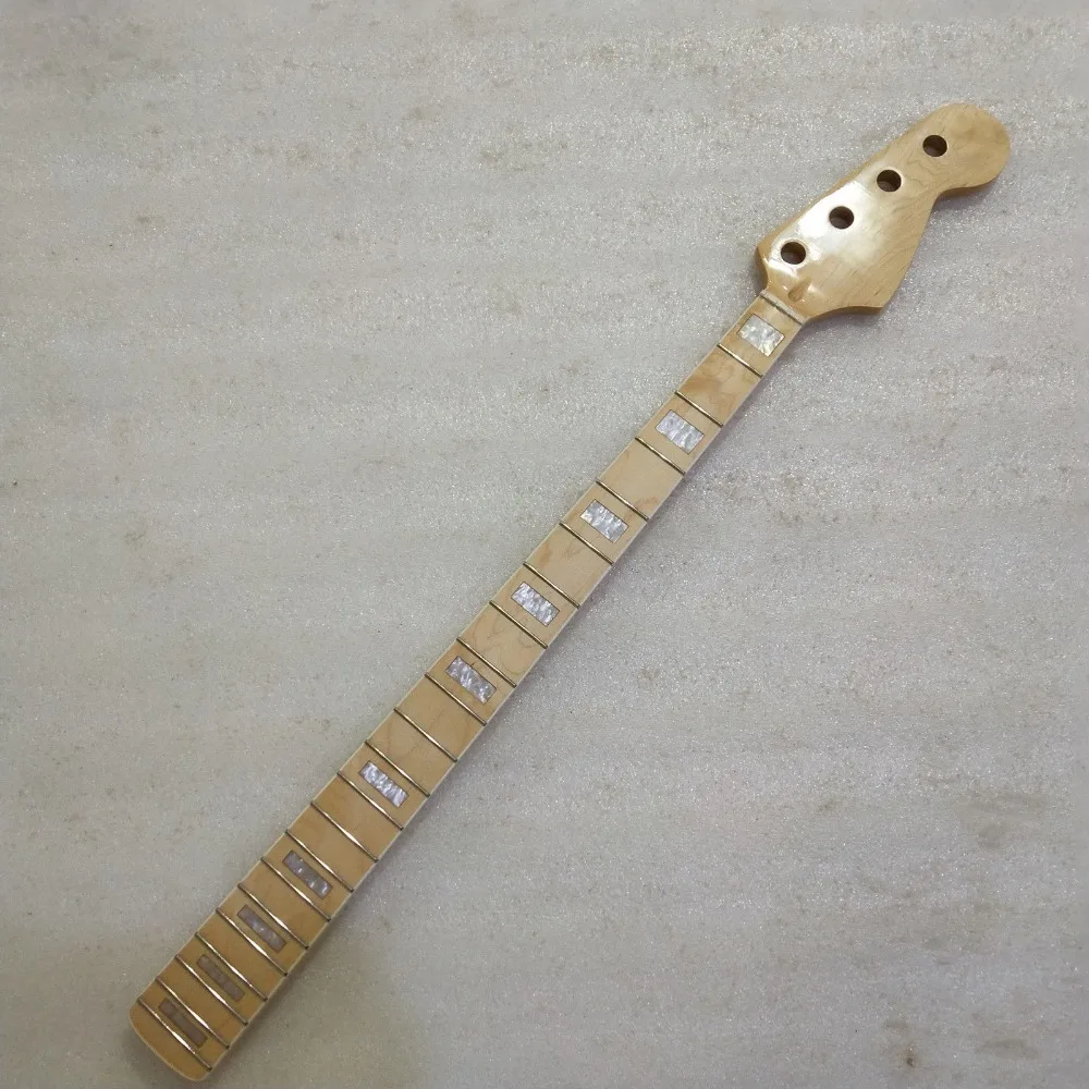 

Electric JAZZ Bass Guitar Neck Replacement Maple Wood 21 Fret 4 string