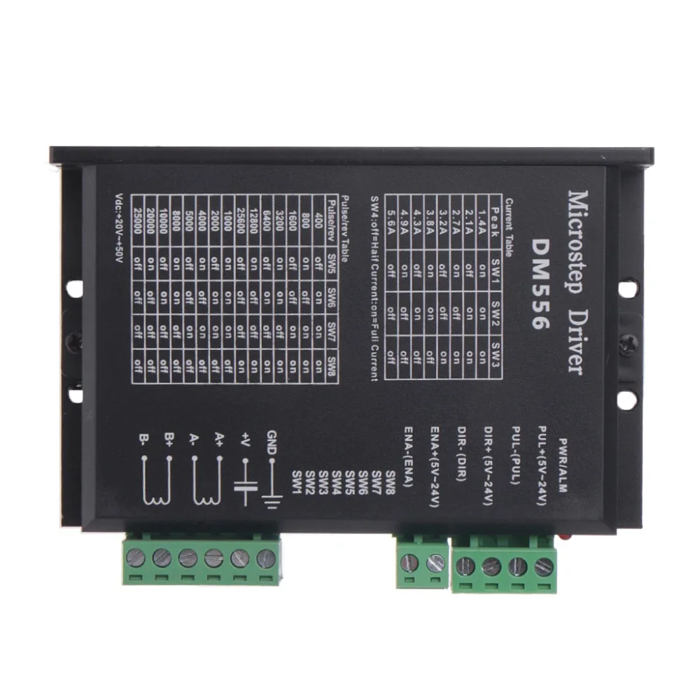 DM556 2-phase Digital Stepper Motor Driver 42/57/86 Stepper Motor Driver For CNC DM556 2-phase Digital Stepper Motor Driver 42/57/86 Stepper Motor Driver For CNC