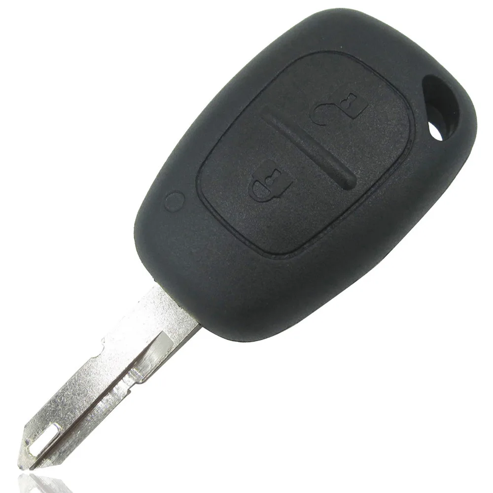 2 кнопки неразрезанное лезвие дистанционного ключа автомобиля ремонт чехол оболочка для Vivaro Movano Renault дорожного движения KANGOO для NISSAN ремонт ключа
