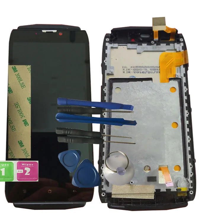 

RYKKZ For UHANS U200 LCD Display With Touch Screen With Frame Digitizer Assembly Replacement With Tools+3M Sticker