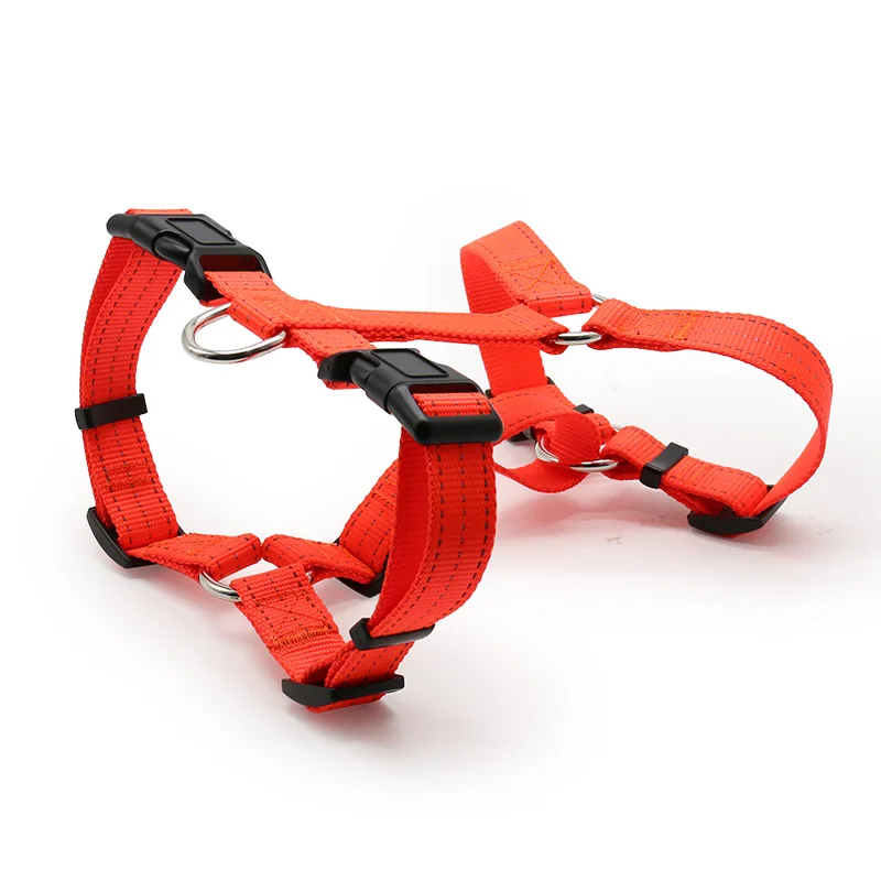 Dog harness collar nylon adjustable Reflective harnesses for small