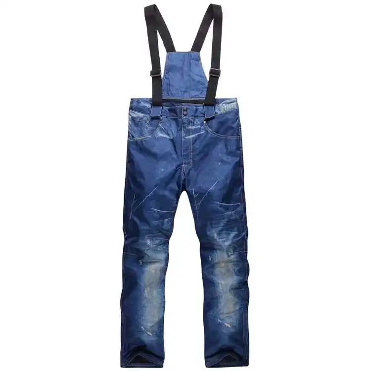 RIVIYELE invierno profesión Snowboard pantalones al aire libre hombres esquí impermeables a prueba de viento nieve transpirable cálido