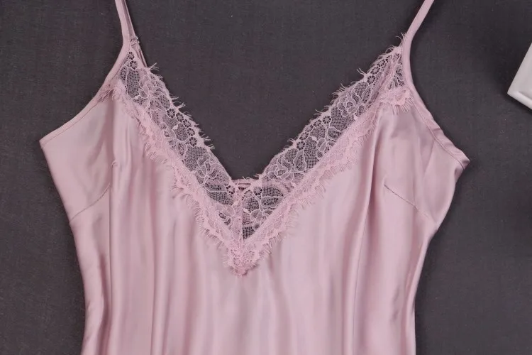 Women Nightgowns Women Nightdresses Sleeping Dress Sexy White Women Nightwear Lace Nightdress Nighty Mini Nightgown Suspender Skirt Sleepwear Rayon Sleeveless For Female M-XXL