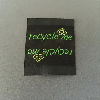 

Custom High Density Double-Brocade Woven Labels Clothing Label