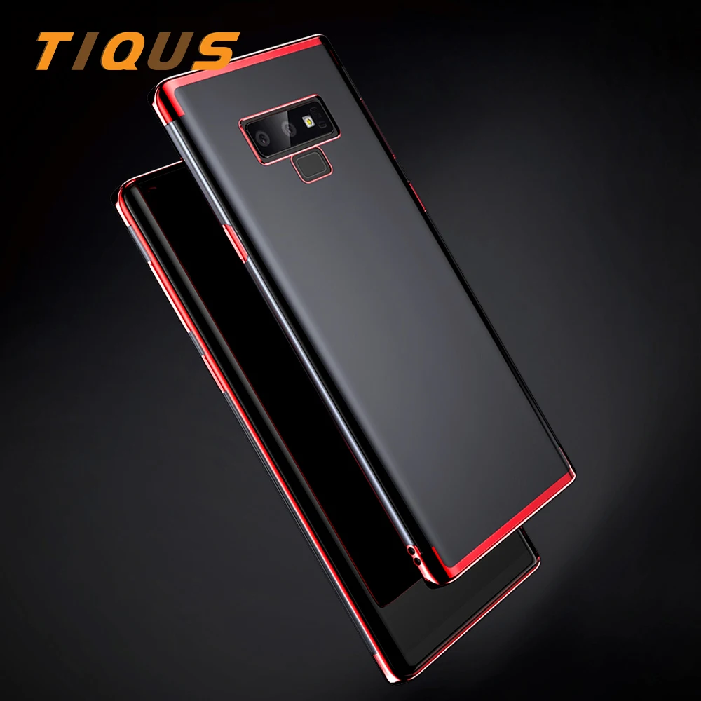 

TIQUS Phone Case for Samsung Galaxy Note 9 8 5 TPU Plating Phone Cover for Samsung S6 S7 Edge S8 S9 plus A3 A5 A6 A7 A8 A9 2018