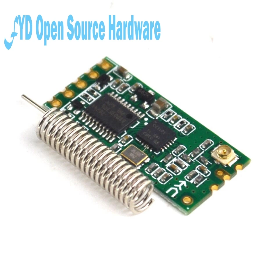 1pcs HC-11 433MHz wireless RF serial UART module CC1101 5V 3V AT command