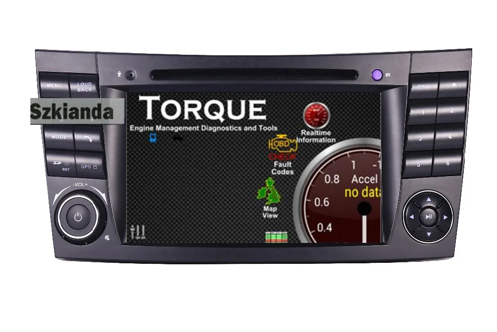 Discount 4G+32G Android 8.1 car radio multimedia player for Mercedes Benz E-Class E200 E220 E300 W211 E320 Wifi Radio DVD OBD Canbus Map 10