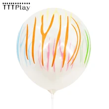 stripe latex ballons Miley cyrus flashes breasts