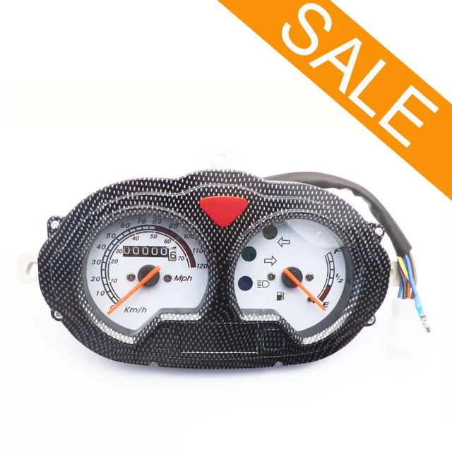 GY6 50cc 80cc 125cc Motorcycle Scooter Moped Speedometer Light Gas