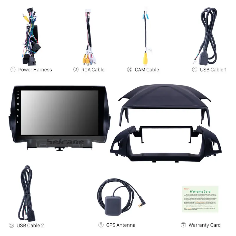 Автомагнитола Seicane 2DIN Android 10 0 9 дюймов для Ford Escape 2013 2014 2016 головное устройство Wi Fi