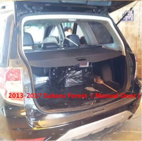 

Car Rear Trunk Security Shield Cargo Screen Shield shade Cover For Subaru Forester (Manual Door)2013 2014 2015 2016 2017