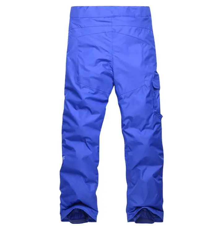 Niños invierno cálido transpirable impermeable a prueba de viento Snowboard Pantalones de Snowboard Hombre caramelo Color al aire libre Pantalones de esquí
