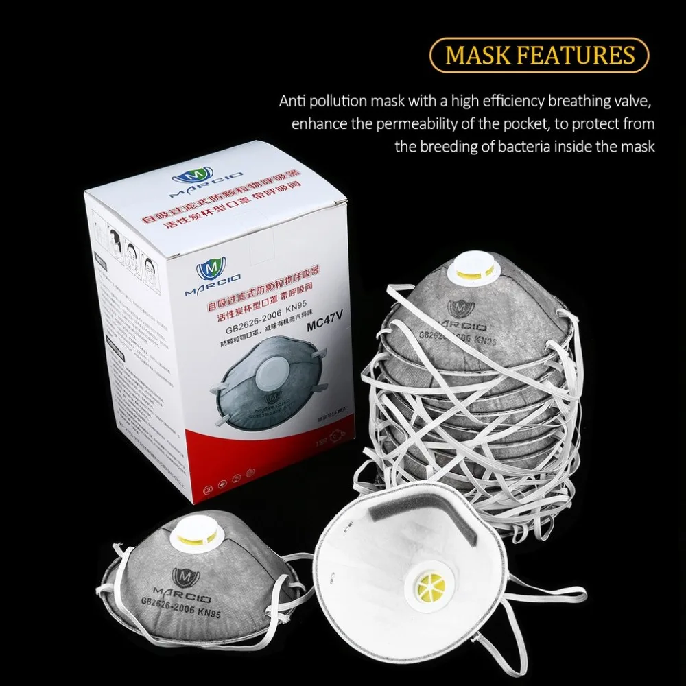

15 PCS Disposable Professional Health Care Accessories Non-Woven Anti-dust Anti Fog Anti Haze Mouth-muffle Mask Eco- friendly