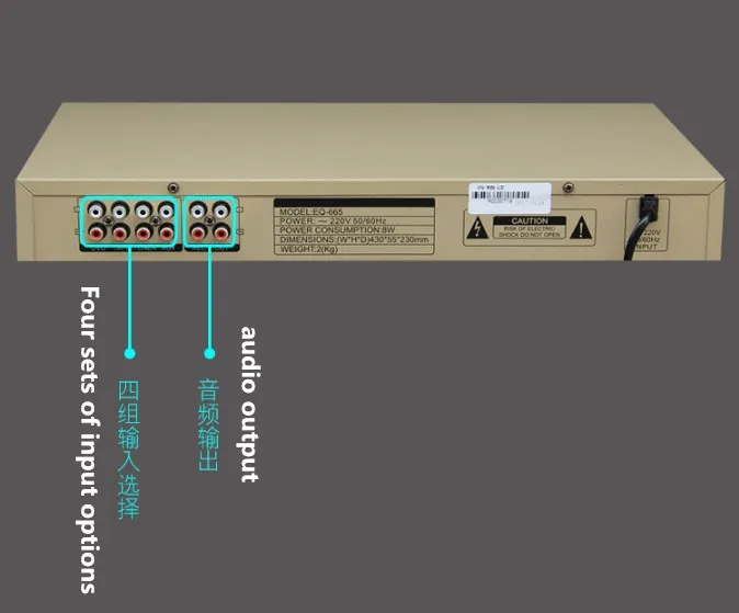 EQ665 эквалайзер hifi Fever домашний эквалайзер двойной 10 полосный стерео ВЧ альт регулировка басов