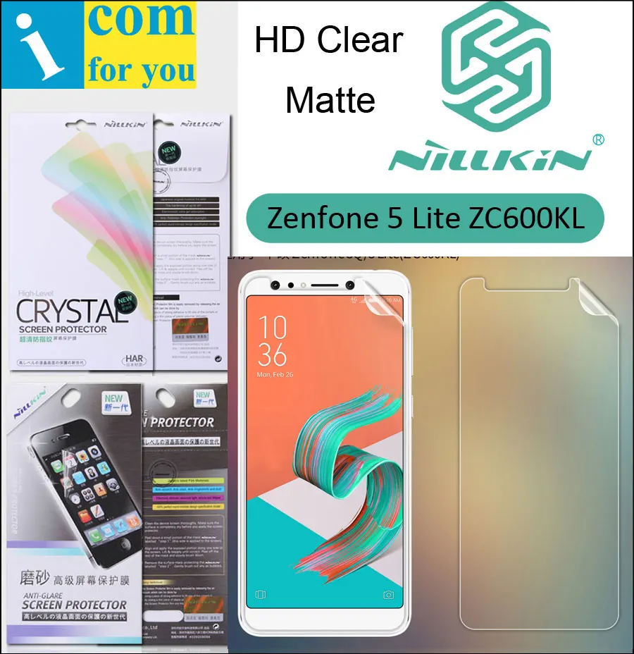 Nillkin матовая HD прозрачная защитная пленка для экрана Asus Zenfone 5 Lite ZC600KL мягкий