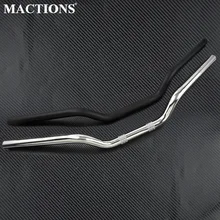 Универсальный 7/" 22 мм мотоциклетный трекер, руль, прямой руль, Круизер, чоппер, кафе, гонщик, для Harley, для Honda, для Yamaha