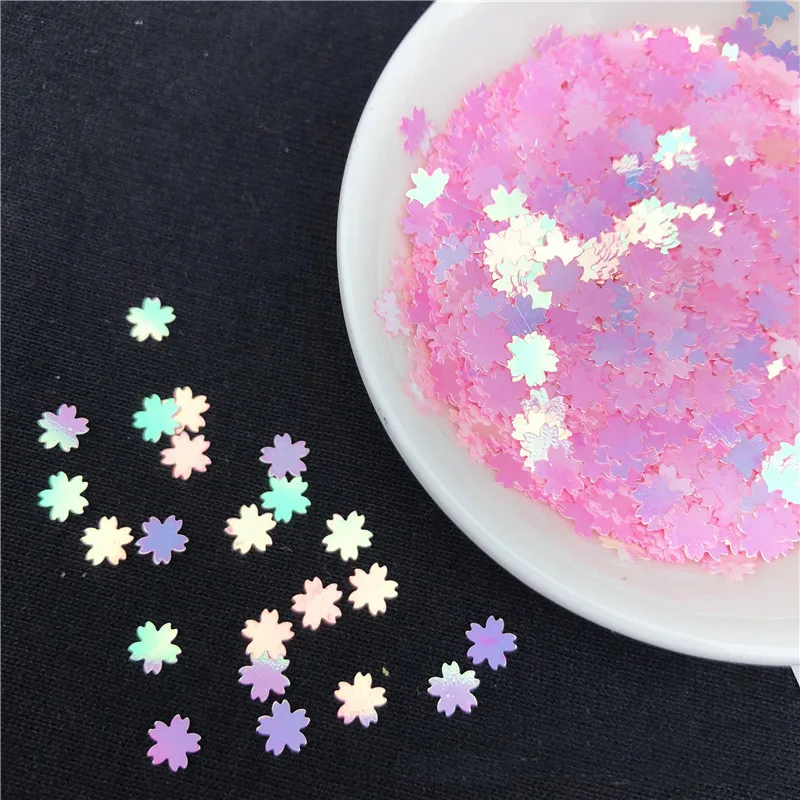 

Ultra-thin Cherry Blossom Slices Filler For Nails Art Tips Slime Sequin For Kids Lizun DIY Slime Accessories Supplies Decoration