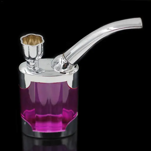Dual Purpose Weed Pocket Size Mini Pipe Water Smoking Tobacco Pipe