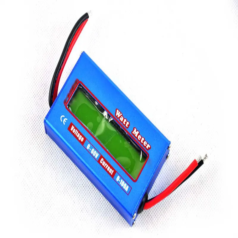 

1Pcs Blue RC Watt Meter Checker DC 60V 100A Balance Voltage Battery Power Analyzer