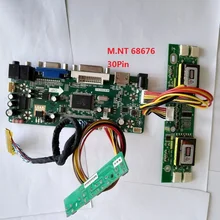 kit for LM190E08-TLGD 19″ Monitor Screen 30pin Controller board DIY M.NT68676 Driver HDMI 1280X1024 DVI VGA LVDS 4 lamps