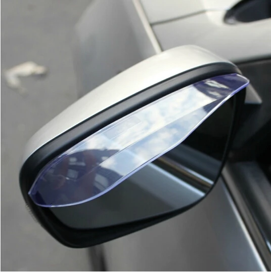 Smart Flexible Plastic Car Rear View Mirror Rain Shade Guard Sun Visor Shade Shield Shower Blocker Cover
