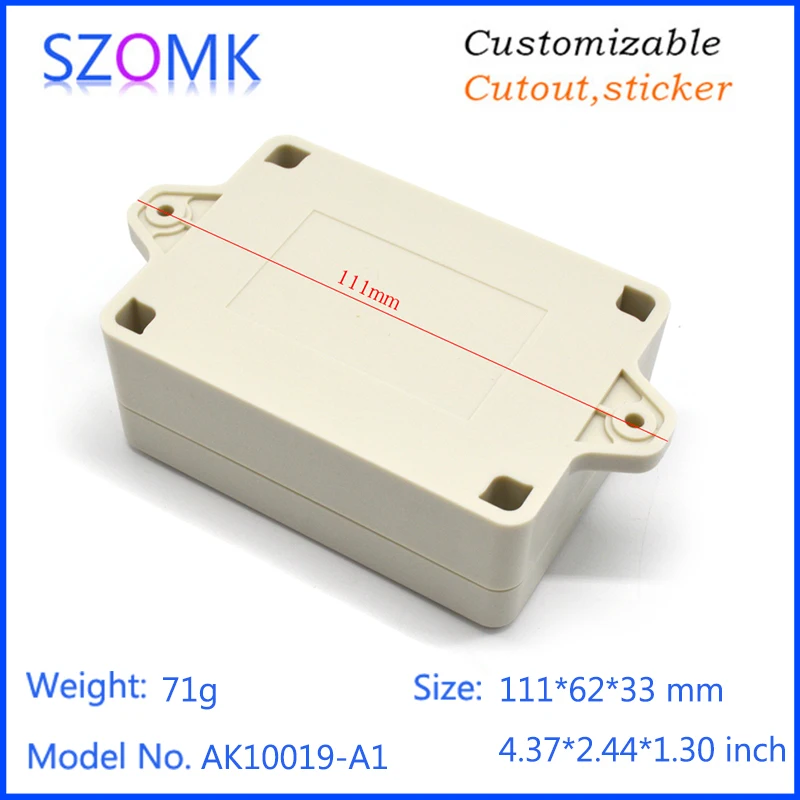 szomk waterproof plastic enclosure for electronics plastic case small instrument housing junction box customizable equipment enclosure IP68 waterpr housing  (10)