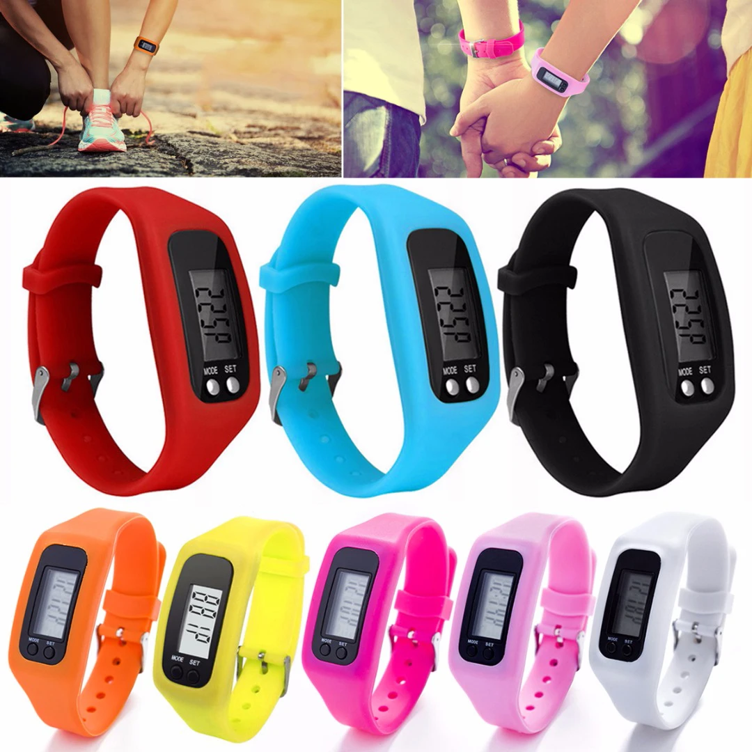 run step watch bracelet pedometer