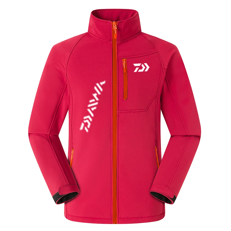 

New Men Winter Daiwa Fishing Hoodies Outdoor sports Sweatshirt With Cap Loose Keep Warm Jacket Men Fishing Clothing With Hoodies
