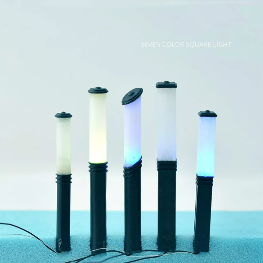 

10pcs Model Railway Lamppost 1:100 1:150 Lamps Street Lights s N Scale 3V NEW Miniature for train layout