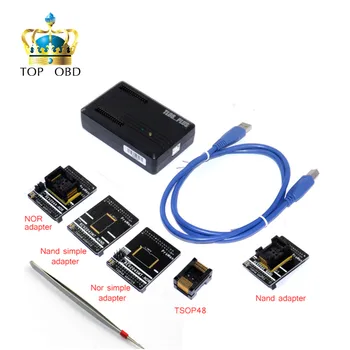 

ProMan Professional nand flash Programmer Repair Tool Copy NAND NOR TSOP48 Adapter TL86 PLUS programmer High Programming speed