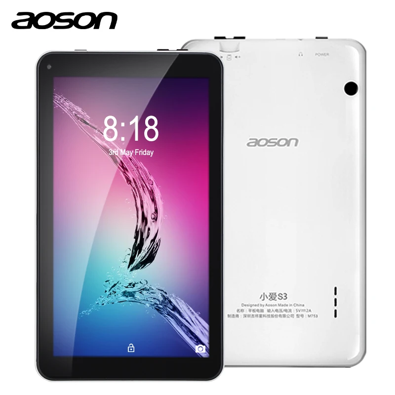 Aoson 7 بوصة الأطفال اللوحي 1G + 8 GB/16 GB رباعية النواة 3G/4G مكالمة هاتفية اللوحي الروبوت 7 الترفيه لعبة قرص أطفال هدية لعبة