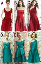NEW Custom Color & Size !Sweet Mix style mini short bridesmaid dresses wedding dresses, Homecoming Dresses Plus Size