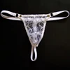2022 hot Sexy Lace Thongs Men Sissy Underwear Transparent Male Bikini G-strings Seamless Thong For Men's jockstrap gay underwear ► Photo 2/5