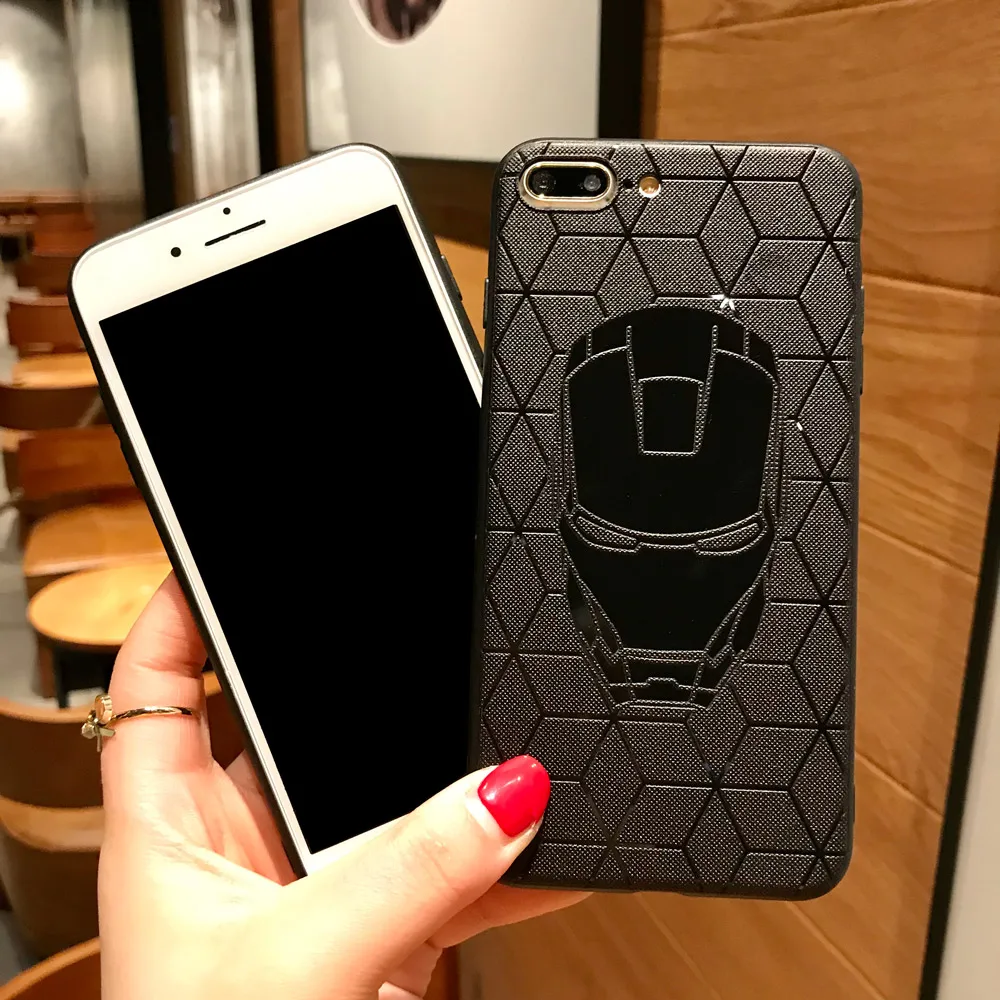 Мстители эндгам чехол для iPhone 6s 7 8 Plus X XS Max Капитан Америка щит супергерой 3D