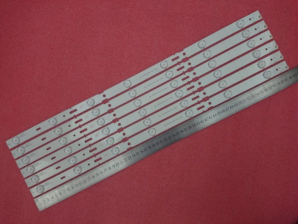 

New 10set=30 PCS 7LED 625mm LED backlight strip for Samsung_2014ARC320_3228_B07 32CLE6525BG LM41-00100A 32VLE6520-BH