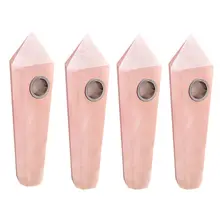 Новинка 1 шт. натуральный розовый кварц кристаллические курительные трубки сигаретная трубка