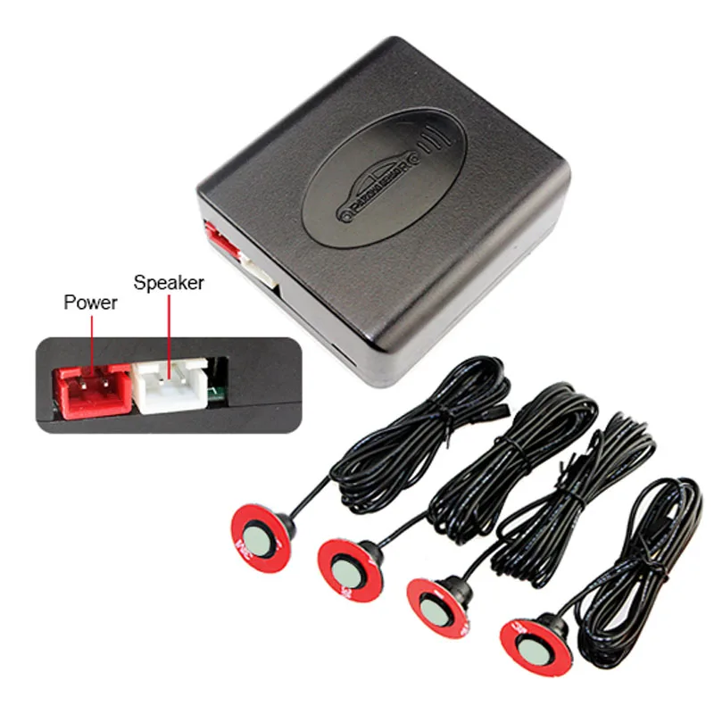 Original Car parking assistance 13mm Adjustable Car Parking Sensors Flat Sensors Reverse Backup Radar Sound Buzzer Alarm