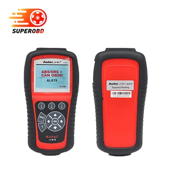 

2018 Newest 100% original Autel AutoLink al619 ABS/SRS OBDII CAN Diagnostic Tool Professional Auto code reader DHL free shipping