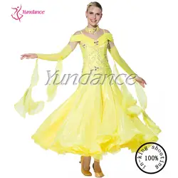 Новый бальных танцев юбки спандекс бальных танцев конкурс Танцы платье b-11475