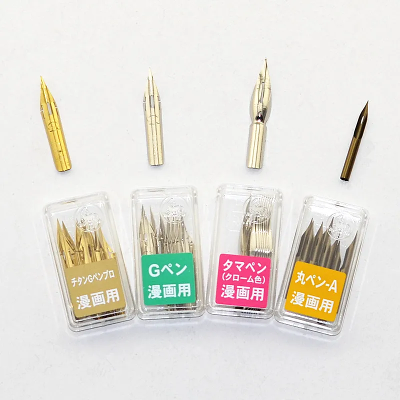 Zebra G Pen Nib мультфильмы Dip Metal манга комиксы рисунок мультяшный инструмент