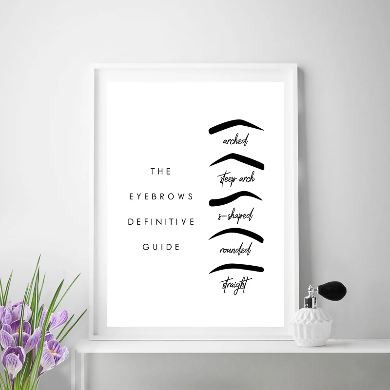 Eyebrows Canvas Art Prints Home Decoration