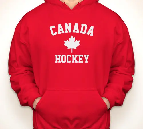 

CANADA HOCKEY maple leaf Canadian pride/flag red Hoodies Sweatshirt