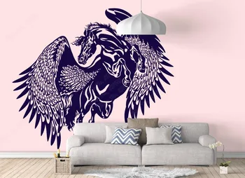 

Pegasus Mythological Winged Horse Zeus Sticker Greece Colt Wall Decal Bedroom Decor Removable Vinyl Art Wall Sticker B146