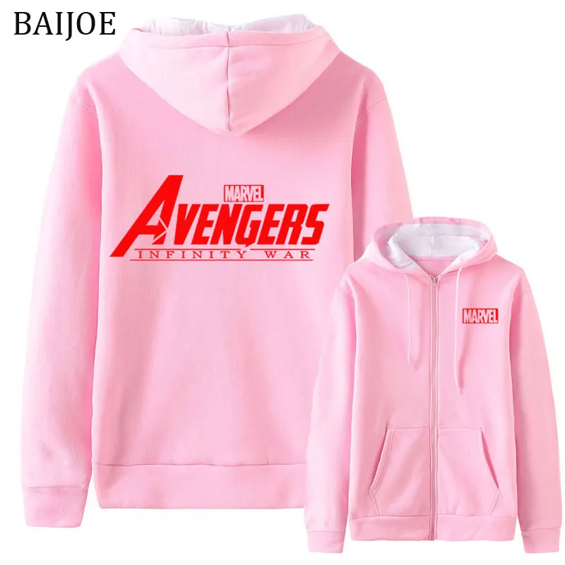 

High quality 2018 Autumn And Winter Brand Hoodies men/women MARVEL AVENGERS INFINITY WAR print Sweatshirts Men MARVEL male Hoode