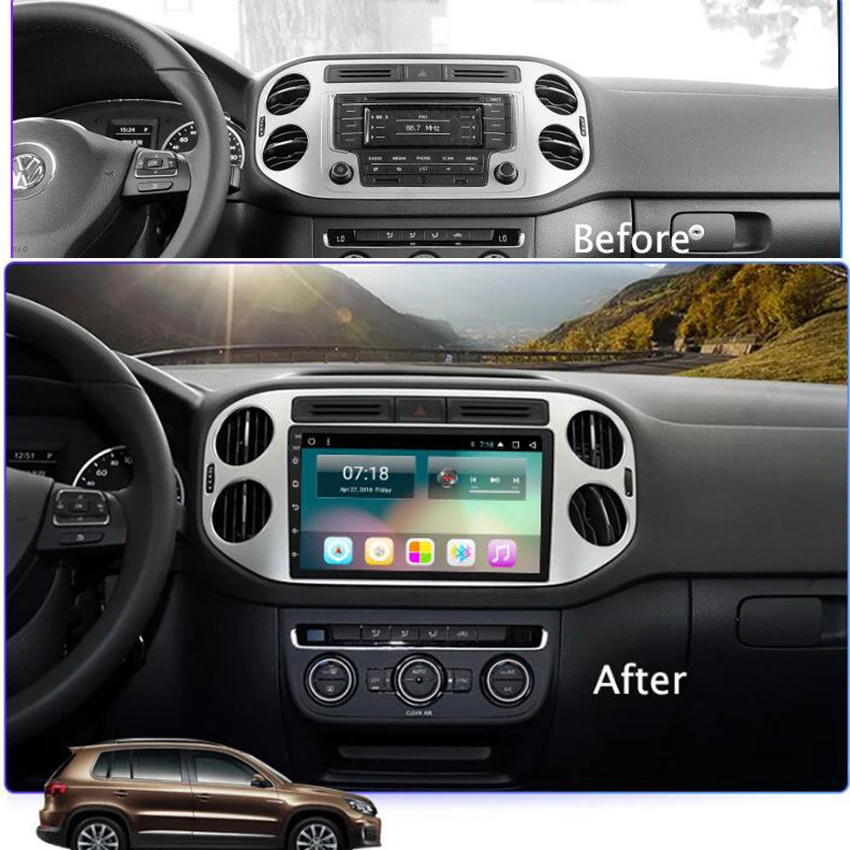Perfect YESSUN For Volkswagen Tiguan 2010~2016 Car Android Multimedia Player Car Radio GPS Navigation Big Screen mirror link 0